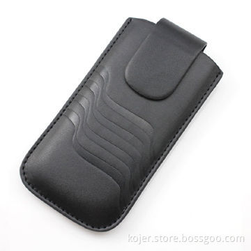 Case for iPhone 4, Made of PU Material with Retractable Pull-tab and Hidden Magnetic Button